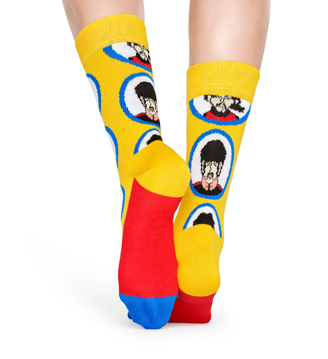 Picture of Beatles Socks: Happy Socks Women's Yellow Submarine Porthole Socks