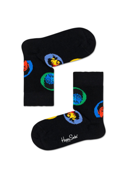 Picture of Beatles Socks: Happy Socks Kid's Porthole Face Socks