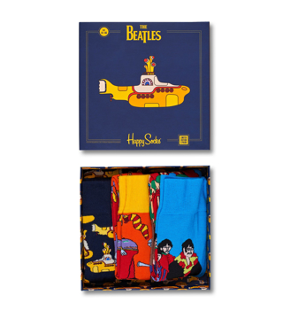 Picture of Beatles Socks: Happy Socks Unisex EP SIZE BOXSET 3 pack of Yellow Submarine Socks
