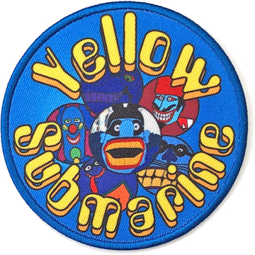 Picture of Beatles Patches: Yellow Submarine Baddies Circle