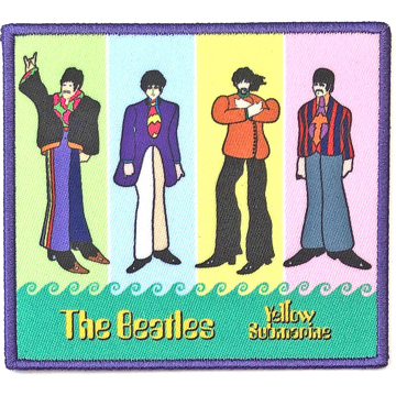 Picture of Beatles Patches: Yellow Submarine Band in Stripes