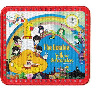 Picture of Beatles Patches: Yellow Submarine Stars Border