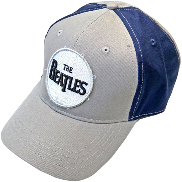 Picture of Beatles Cap: The Beatles Drum Logo Two Tone (Grey Blue)