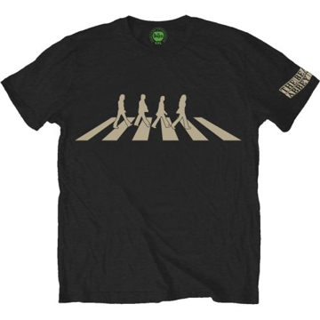 Picture of Beatles Adult T-Shirt: Abbey Road Zebra Crossing