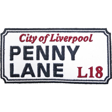 Picture of Beatles Patches: Penny Lane Liverpool Sign