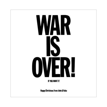 Picture of Beatles Greeting Card:  John Lennon "War is Over"