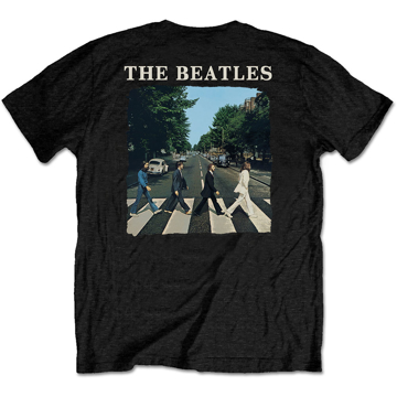 Picture of Beatles Adult T-Shirt: Beatles Abbey Road and Logo