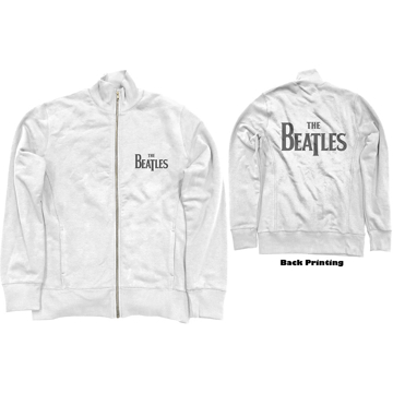 Picture of Beatles Jacket: Track Top featuring The Beatles 'Drop T Logo' White