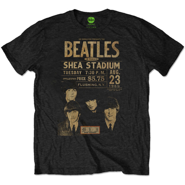 Picture of Beatles Adult T-Shirt: The Beatles Shea '66 Eco Tee Shirt