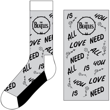 Picture of Beatles Socks: The Beatles Unisex Ankle Socks AYNIL & Drum