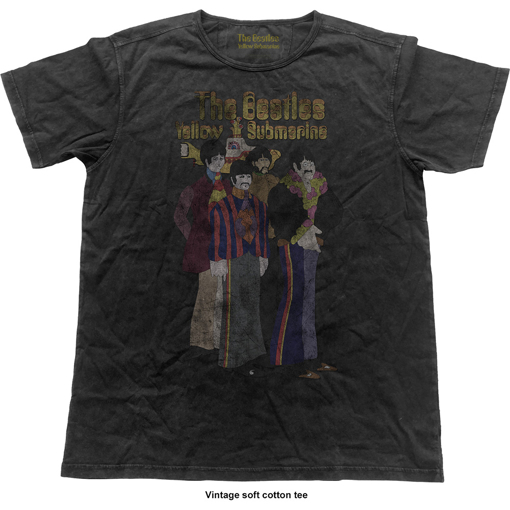 Picture of Beatles Adult T-Shirt: Yellow Submarine Vintage Black
